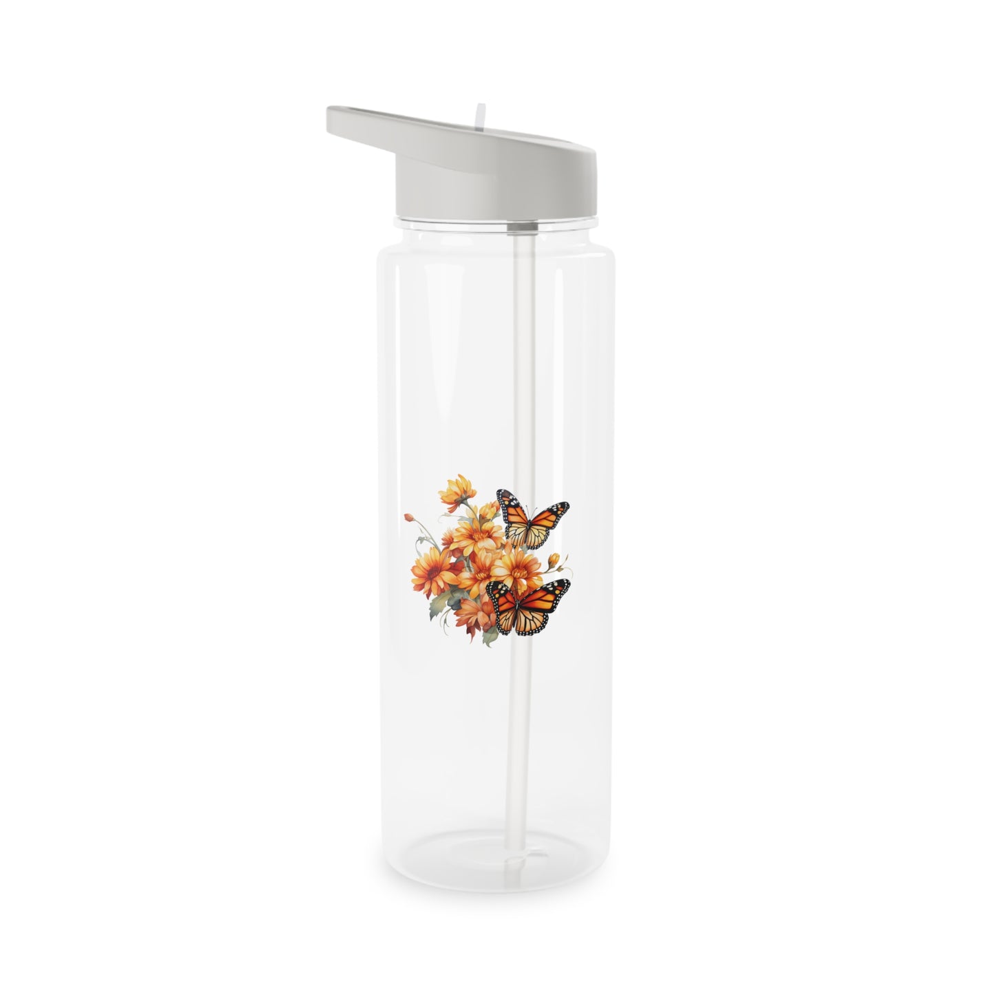 Floral Butterfly Tritan Water Bottle | Eco-Friendly Hydration | Perfect for Fitness, Yoga, Outdoor Adventures, Gifts for Nature [...]